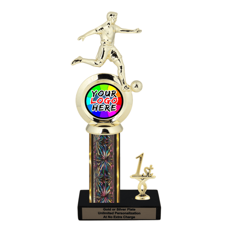 Customizable Insert Soccer Trophy - Type L Series 35715 - Anderson Trophy Co.