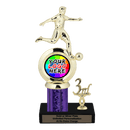 Customizable Insert Soccer Trophy - Type L Series 35715 - Anderson Trophy Co.
