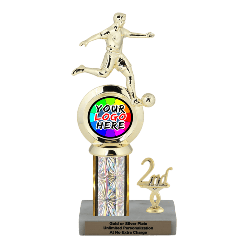 Customizable Insert Soccer Trophy - Type L Series 35715 - Anderson Trophy Co.