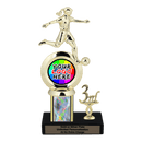 Customizable Insert Soccer Trophy - Type L Series 35715 - Anderson Trophy Co.