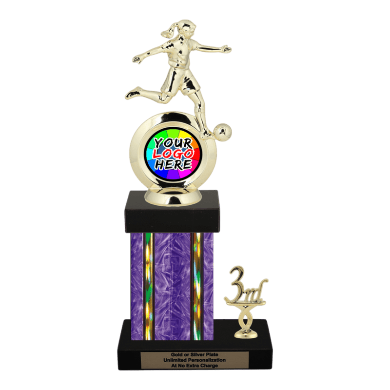 Customizable Insert Soccer Trophy - Type N Series 35715 - Anderson Trophy Co.