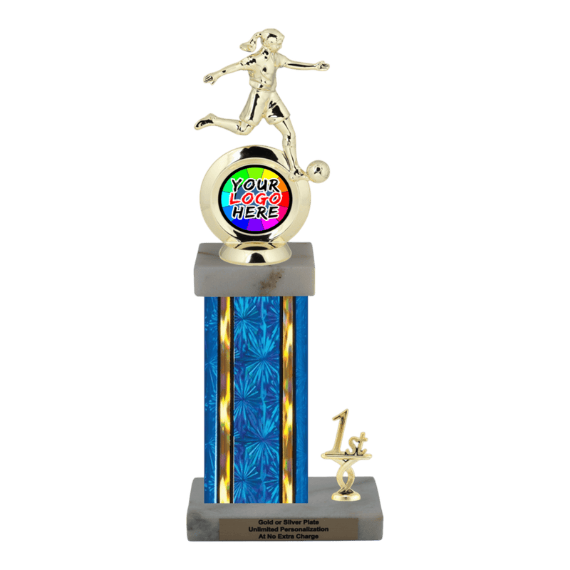 Customizable Insert Soccer Trophy - Type N Series 35715 - Anderson Trophy Co.