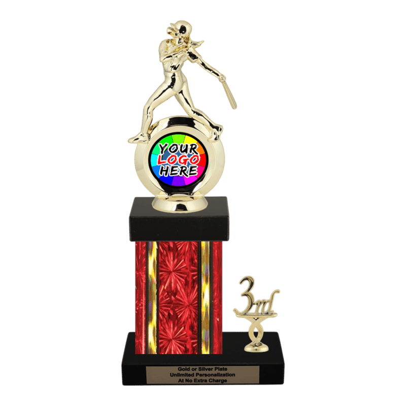 Customizable Insert Softball Trophy - Type N Series 35720 - Anderson Trophy Co.