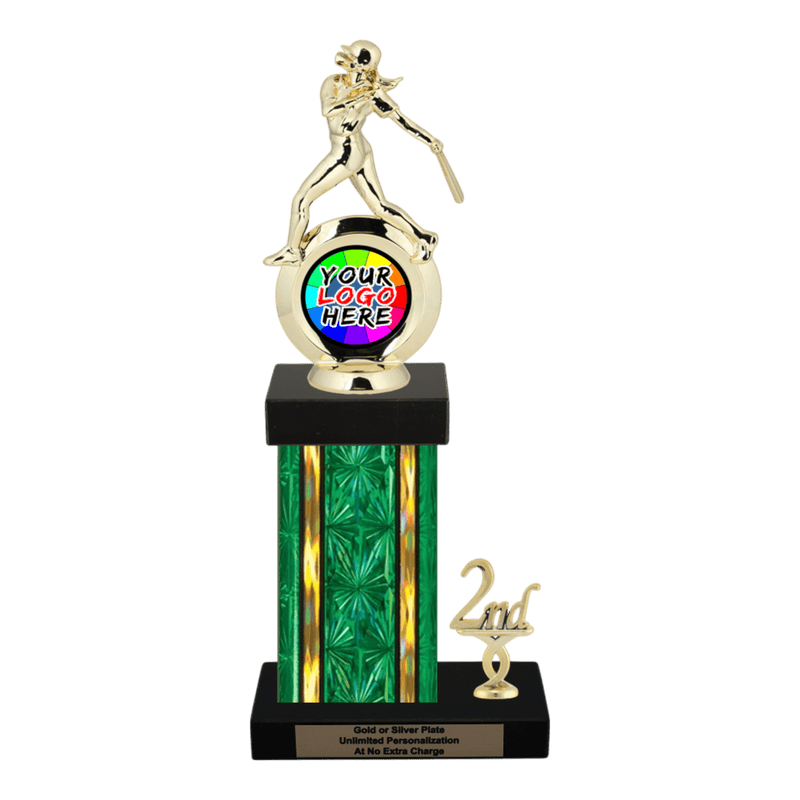 Customizable Insert Softball Trophy - Type N Series 35720 - Anderson Trophy Co.