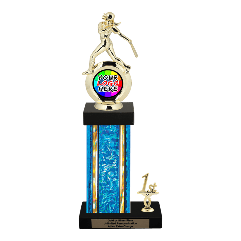 Customizable Insert Softball Trophy - Type N Series 35720 - Anderson Trophy Co.