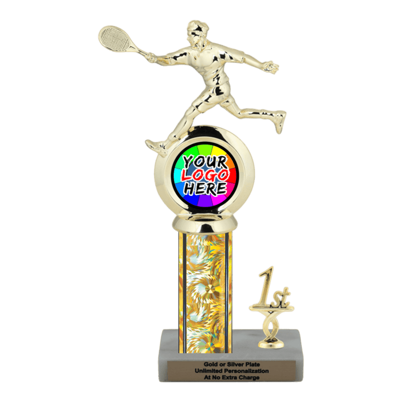 Customizable Insert Tennis Trophy - Type L Series 35785 - Anderson Trophy Co.