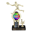 Customizable Insert Tennis Trophy - Type L Series 35785 - Anderson Trophy Co.