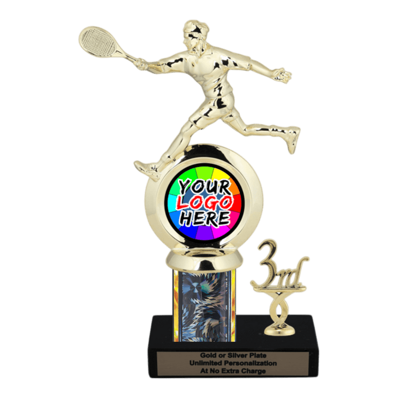 Customizable Insert Tennis Trophy - Type L Series 35785 - Anderson Trophy Co.