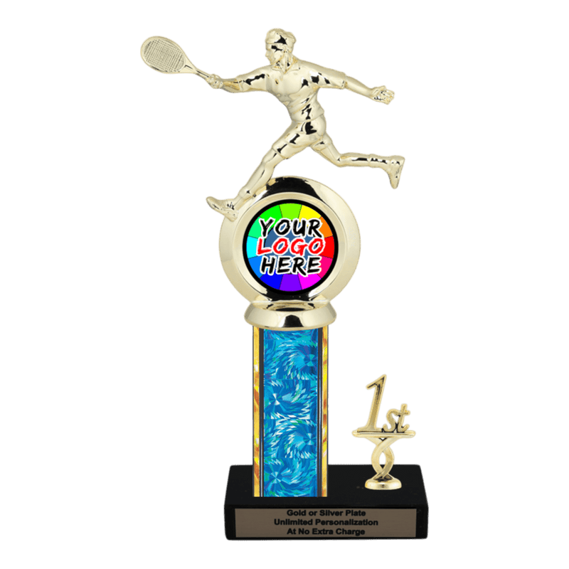 Customizable Insert Tennis Trophy - Type L Series 35785 - Anderson Trophy Co.