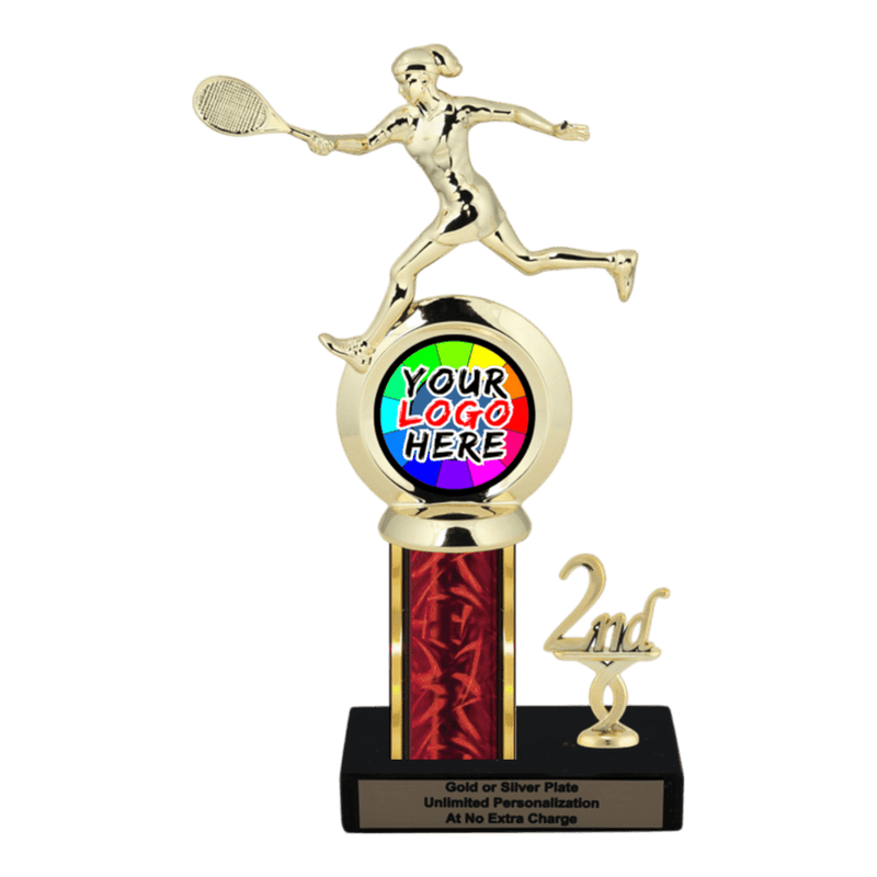 Customizable Insert Tennis Trophy - Type L Series 35785 - Anderson Trophy Co.