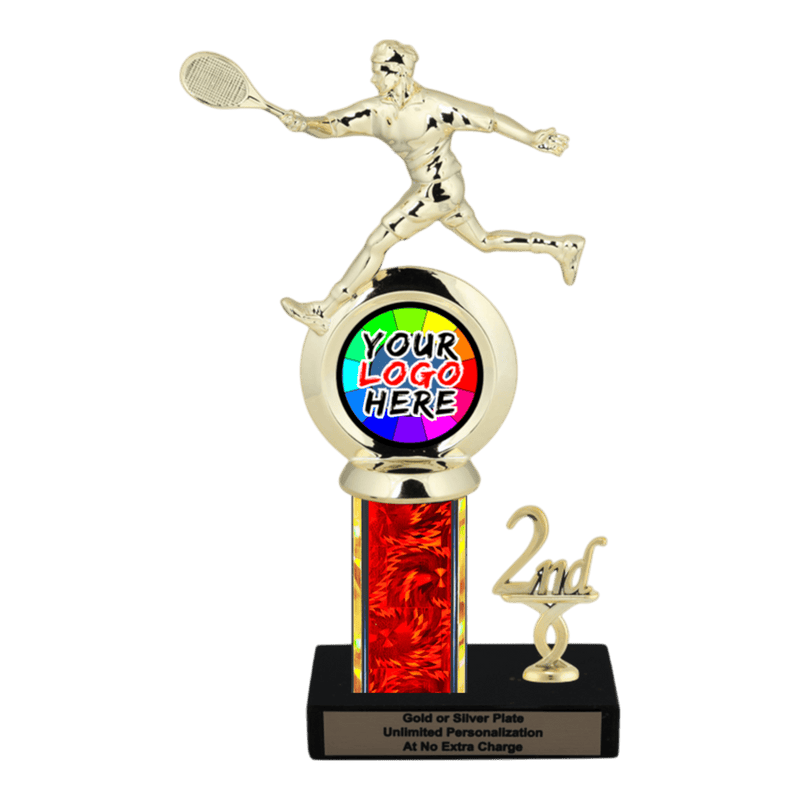 Customizable Insert Tennis Trophy - Type L Series 35785 - Anderson Trophy Co.