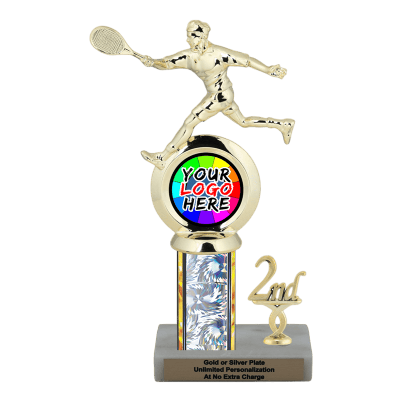 Customizable Insert Tennis Trophy - Type L Series 35785 - Anderson Trophy Co.