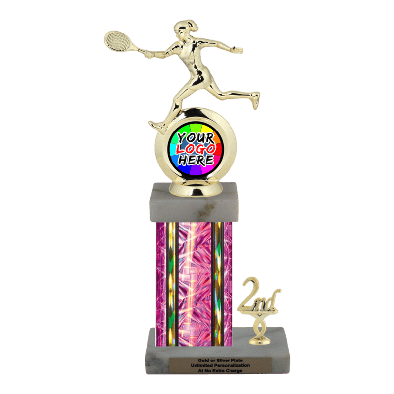 Customizable Insert Tennis Trophy - Type N Series 35785 - Anderson Trophy Co.