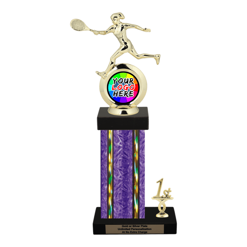 Customizable Insert Tennis Trophy - Type N Series 35785 - Anderson Trophy Co.