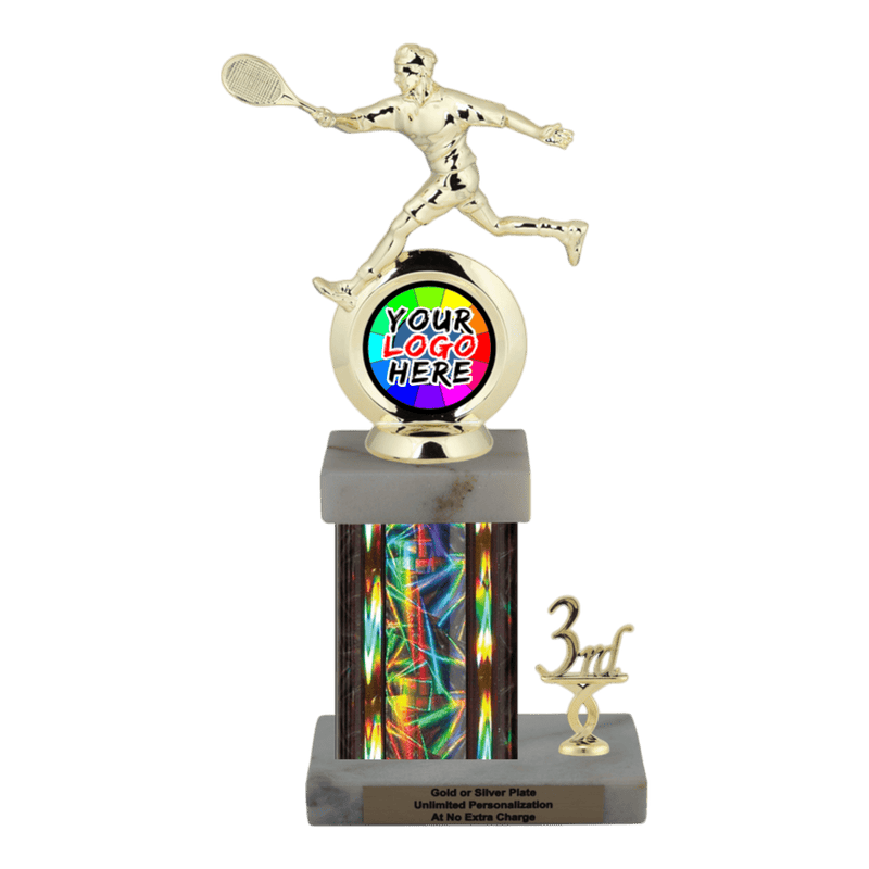 Customizable Insert Tennis Trophy - Type N Series 35785 - Anderson Trophy Co.