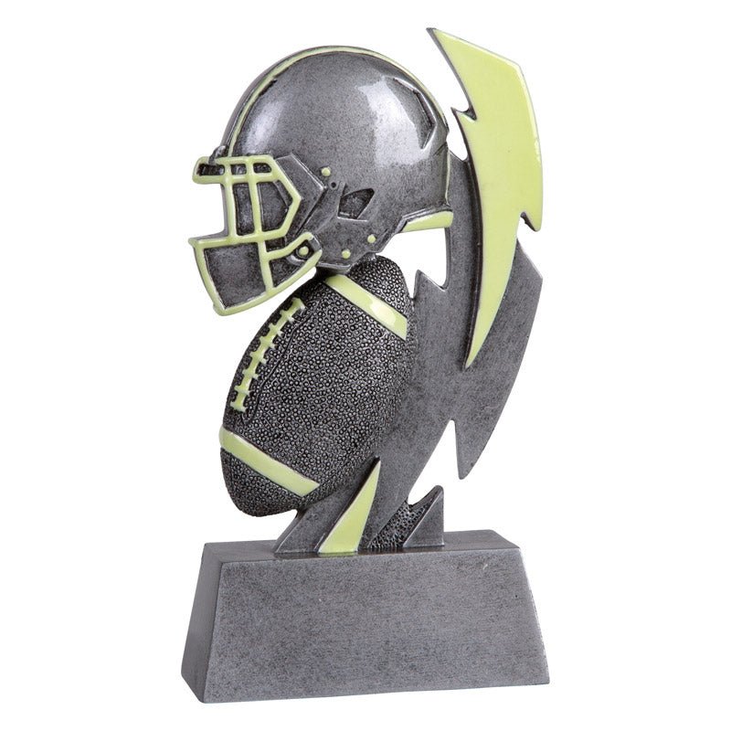 Dark Glow Series Football Resin Trophy - Anderson Trophy Co.