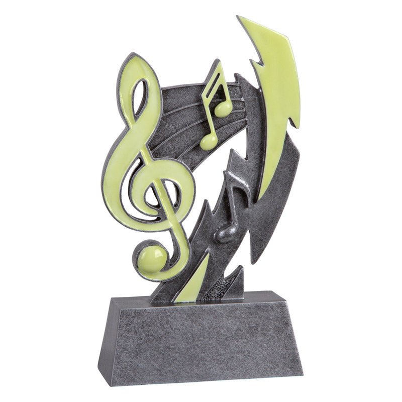 Dark Glow Series Music Resin Trophy - Anderson Trophy Co.