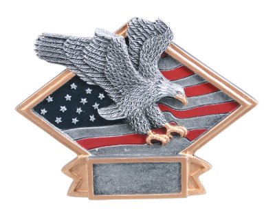 Diamond Plate Series Eagle Resin Trophy - Anderson Trophy Co.