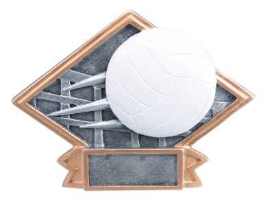 Diamond Plate Series Volleyball Resin Trophy - Anderson Trophy Co.