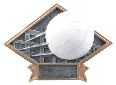 Diamond Plate Series Volleyball Resin Trophy - Anderson Trophy Co.