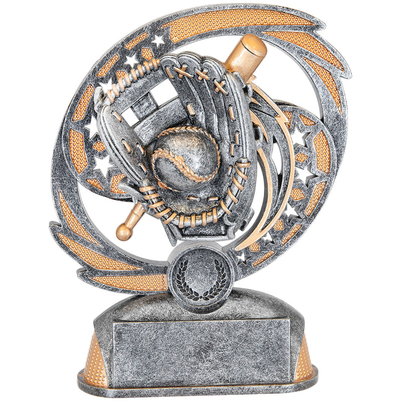 Hurricane Series Baseball Resin Trophy - Anderson Trophy Co.