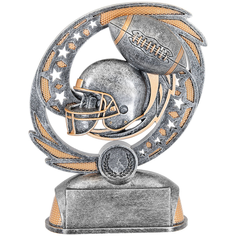 Hurricane Series Football Resin Trophy - Anderson Trophy Co.