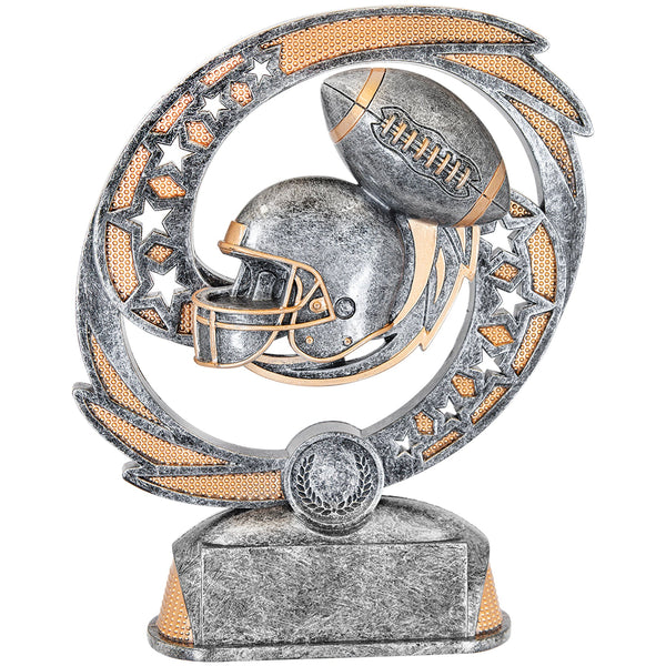 Hurricane Series Football Resin Trophy - Anderson Trophy Co.