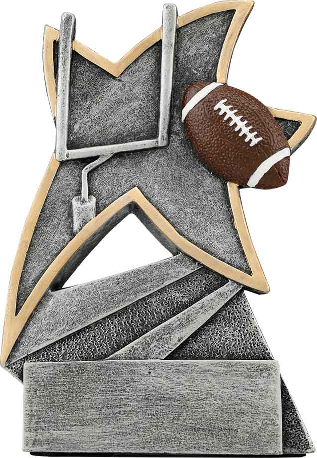 Jazz Star Series Football Resin Trophy - Anderson Trophy Co.