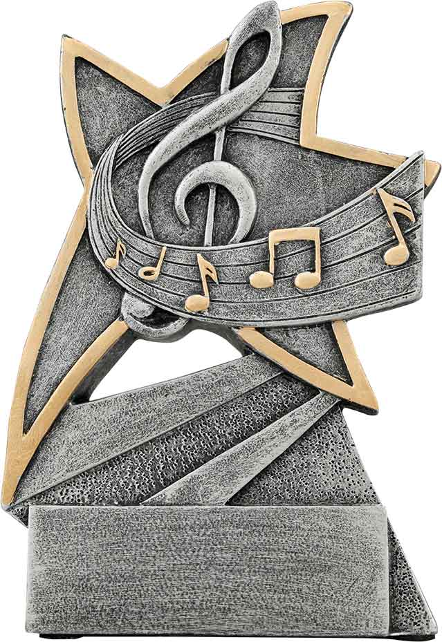 Jazz Star Series Music Resin Trophy - Anderson Trophy Co.