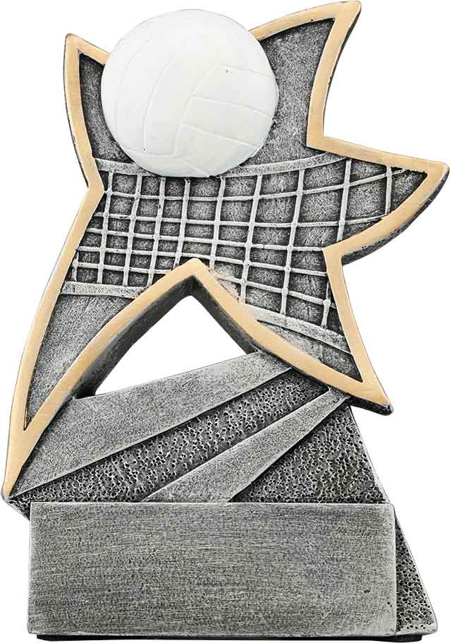 Jazz Star Series Volleyball Resin Trophy - Anderson Trophy Co.