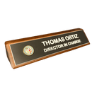 LA City Name Wedge - Natural Walnut - Anderson Trophy Co.