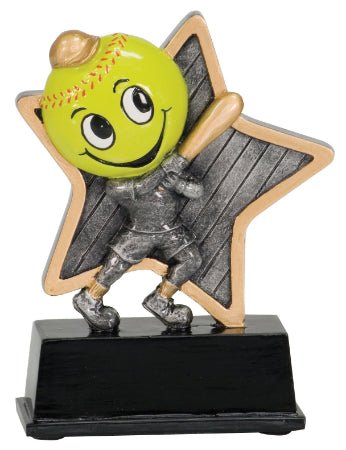 Little Pal Series Softball Resin Trophy - Anderson Trophy Co.