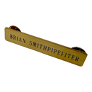 Metal Name Badge with Fused Post and Clutch - Anderson Trophy Co.