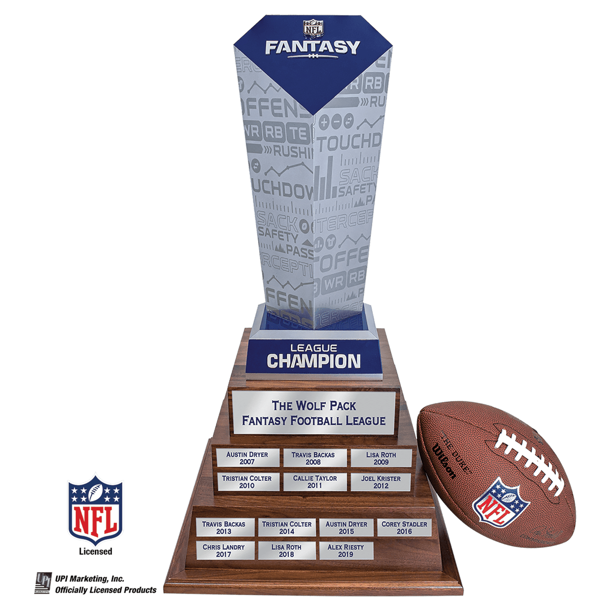 NFL Fantasy Football Trophy - NFL Fantasy Football Trophy | Custom