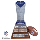 NFL Fantasy Football Trophy on 3 Tier Walnut Base - Anderson Trophy Co.