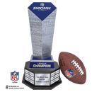 NFL Fantasy Football Trophy on Black Hexagon Base - Anderson Trophy Co.