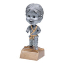 Pewter Bobble Series Martial Arts Resin Trophy - Anderson Trophy Co.