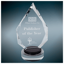 Premier Crystal Diamond Faceted Series Glass Award - AndersonTrophy.com