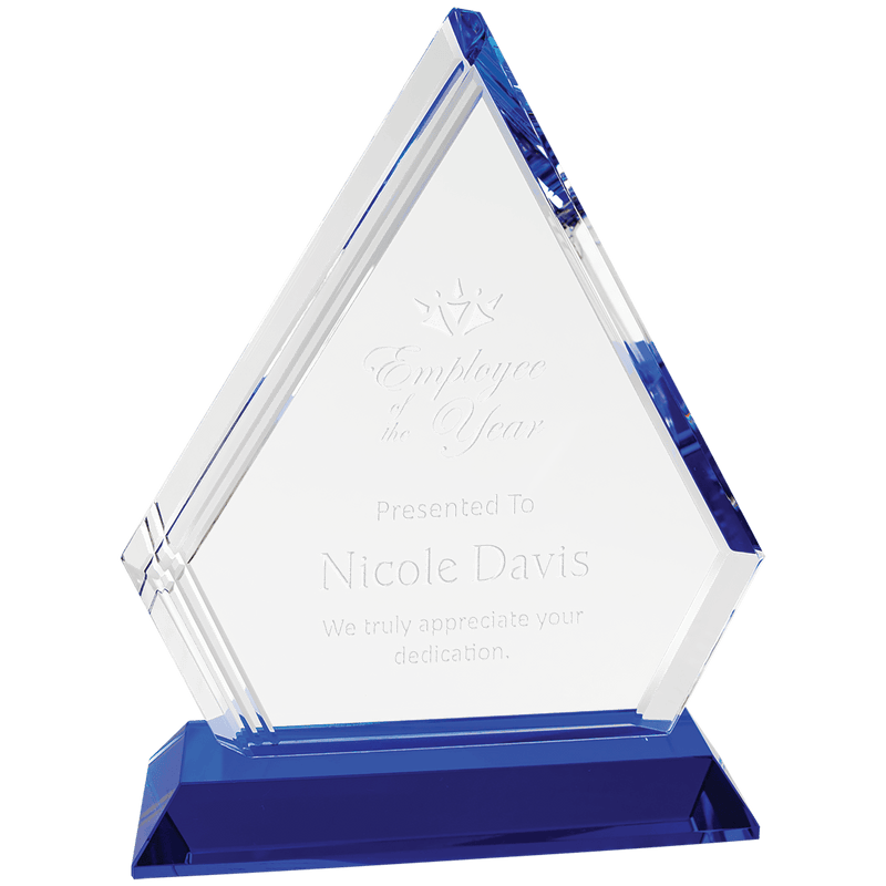 Premier Crystal Diamond Series Glass Award - AndersonTrophy.com