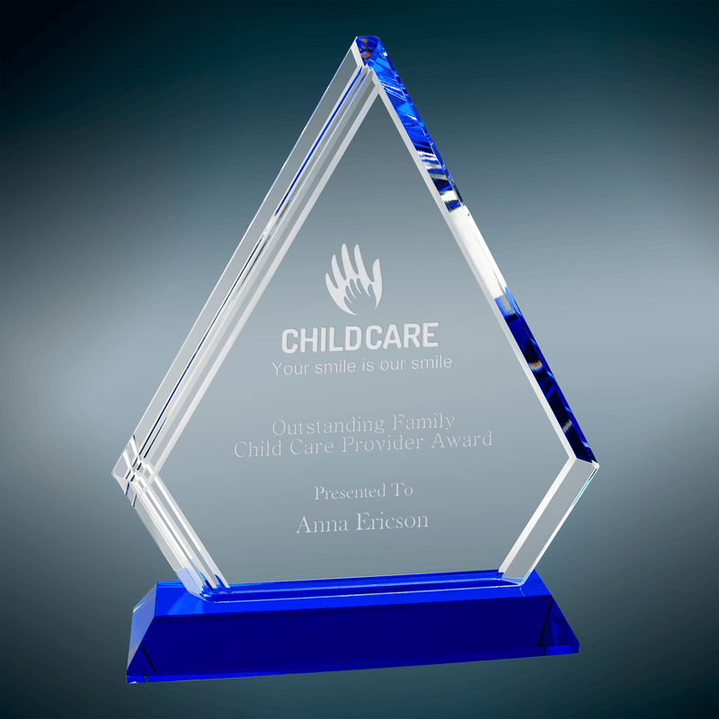 Premier Crystal Diamond Series Glass Award - AndersonTrophy.com