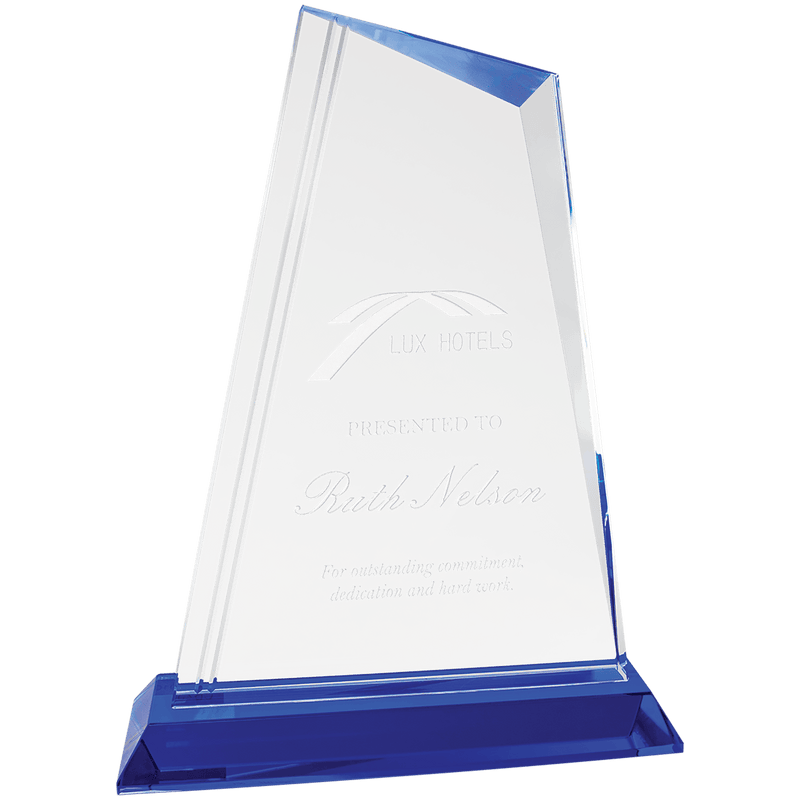 Premier Crystal Peak Series Glass Award - AndersonTrophy.com