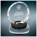 Premier Crystal Round Faceted Series Glass Award - AndersonTrophy.com