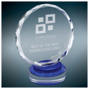 Premier Crystal Round Faceted Series Glass Award - AndersonTrophy.com