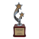 Premium Custom 2 Star Trophy - Type A6 Series 389680G - Anderson Trophy Co.