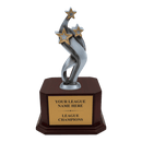 Premium Custom 3 Star Trophy - Type A5 Series 389670G - Anderson Trophy Co.
