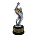 Premium Custom 3 Star Trophy - Type A9 Series 389670G - Anderson Trophy Co.