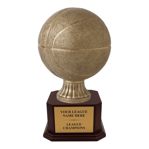 Premium Custom Basketball Trophy - Type A5 Series 3RA702AG - Anderson Trophy Co.