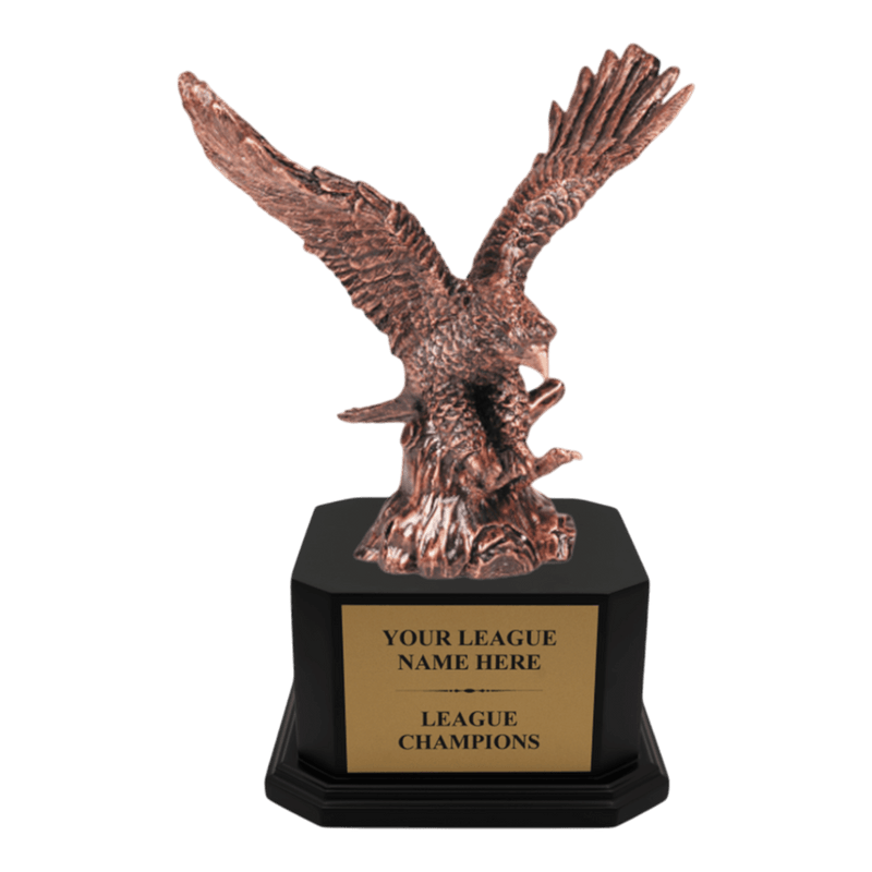 Premium Custom Bronze Eagle Trophy - Type A5 Series 1EGL21B - Anderson Trophy Co.