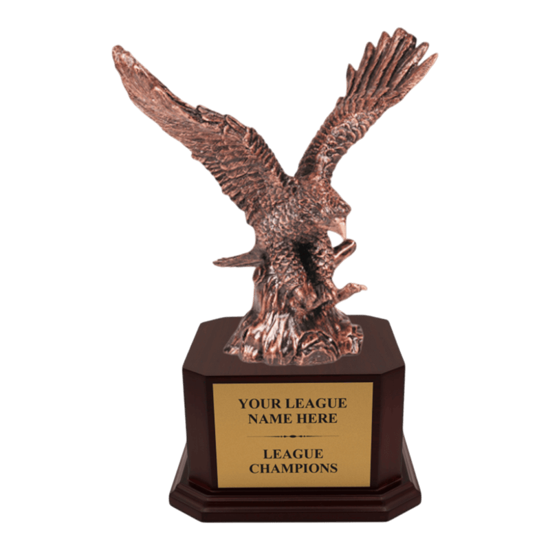 Premium Custom Bronze Eagle Trophy - Type A5 Series 1EGL21B - Anderson Trophy Co.