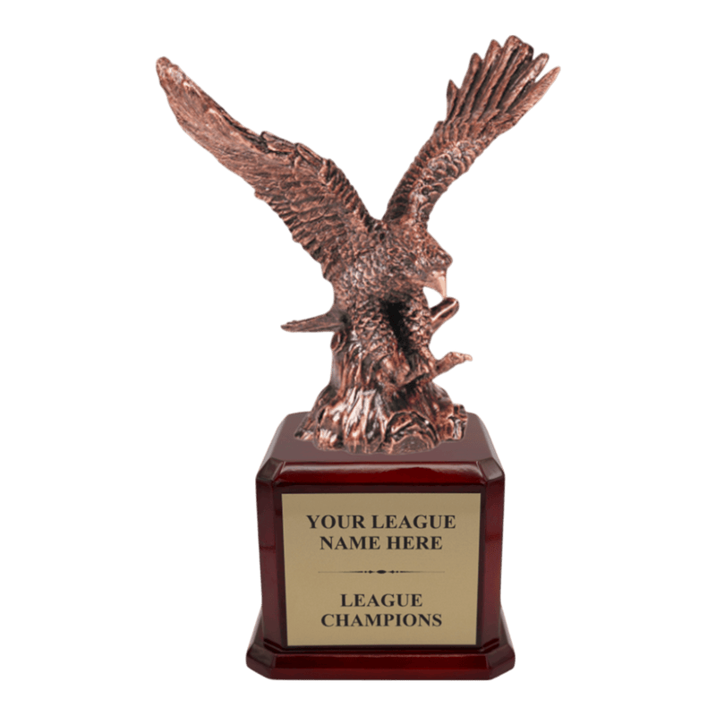 Premium Custom Bronze Eagle Trophy - Type A6 Series 1EGL21B - Anderson Trophy Co.